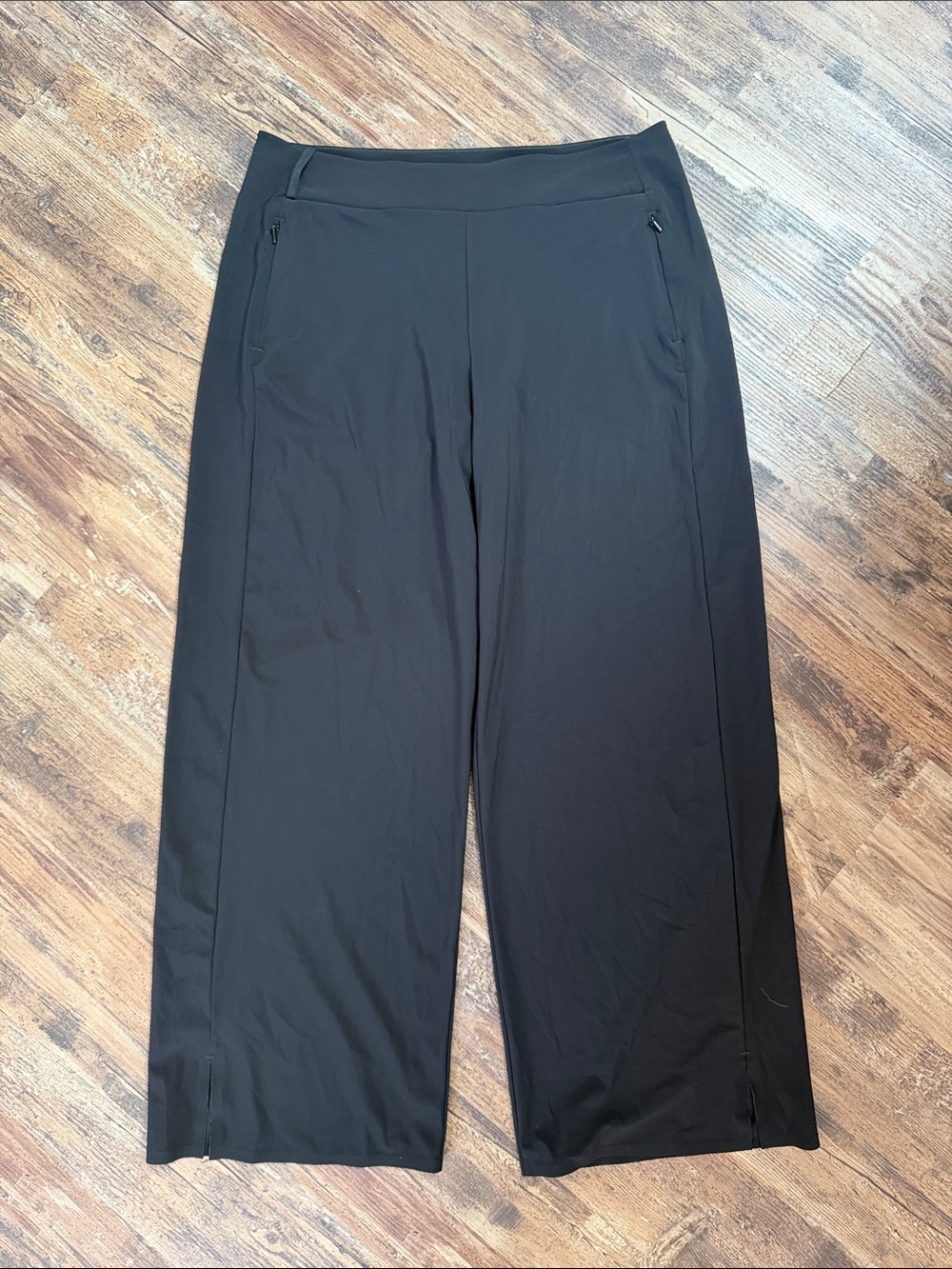Athleta Cosmic Wide Leg Pant Black Size 16